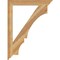 Ekena Millwork Balboa Traditional Rough Sawn Bracket, Western Red Cedar, 4"W x 36"D x 48"H BKT04X36X48BOA01RWR - alternate 4